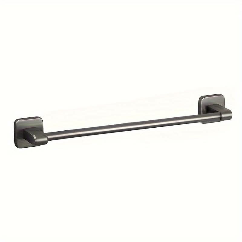 Easy-Install Self-Adhesive Towel Bar - Space Aluminum No-Drill Rack