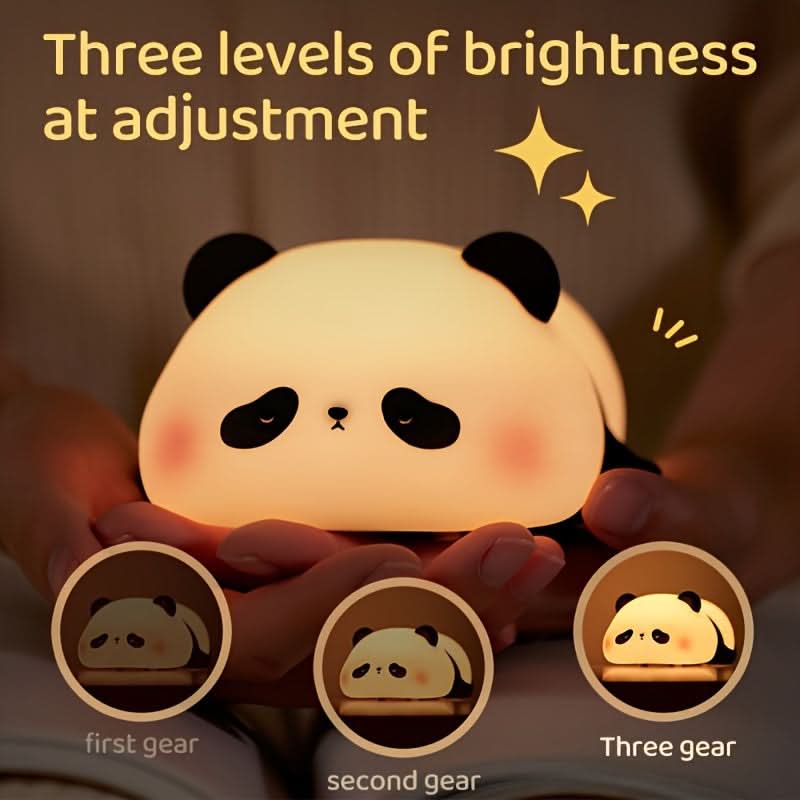 Silicone Pat Lamp - LED Bedside Night Light with Charging Function