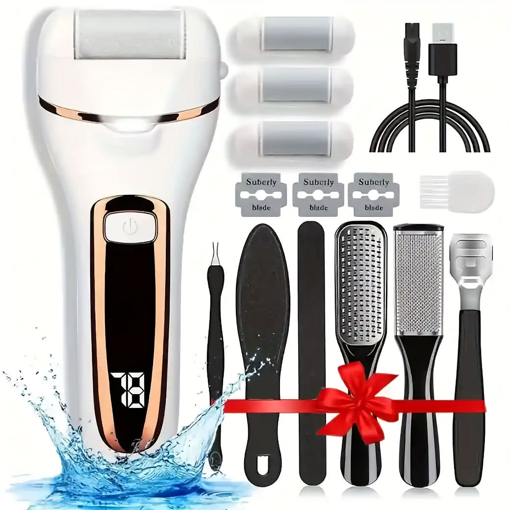 14-in-1 Electric Foot Callus Remover Kit - Rechargeable