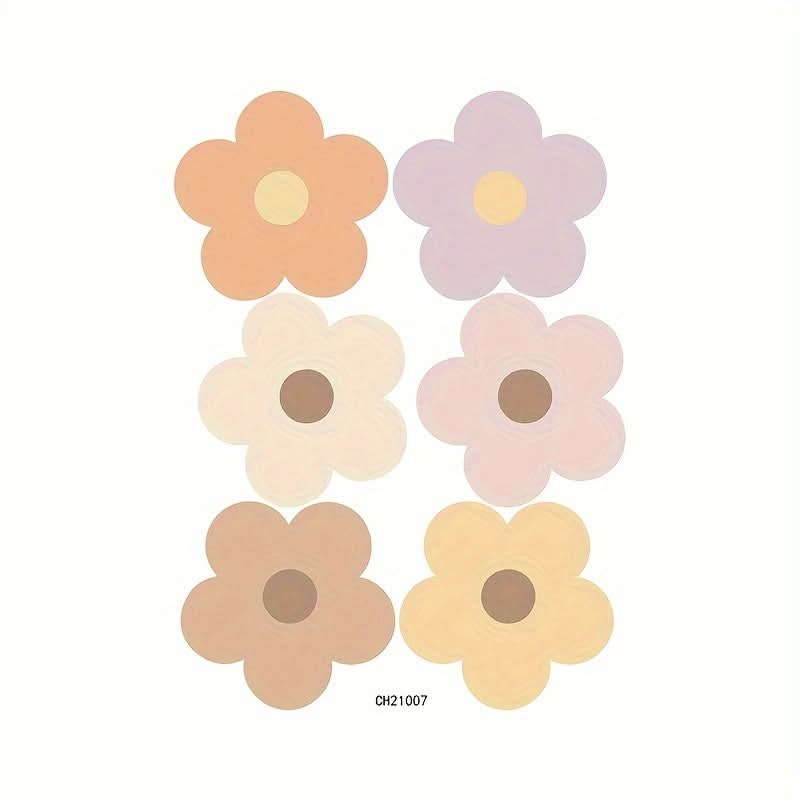 Boho Flower Wall Stickers, Peel & Stick Decals