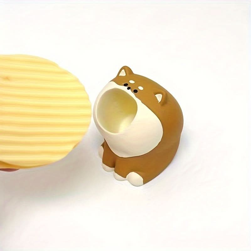 Cute Animal Pen & Brush Holder Set