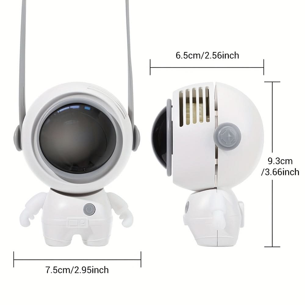Portable Neck Fan – USB Rechargeable, Wearable Cooling Device