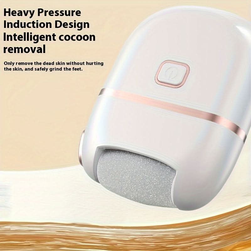 Rechargeable Electric Foot Grinder - 3 Replaceable Grinding Heads