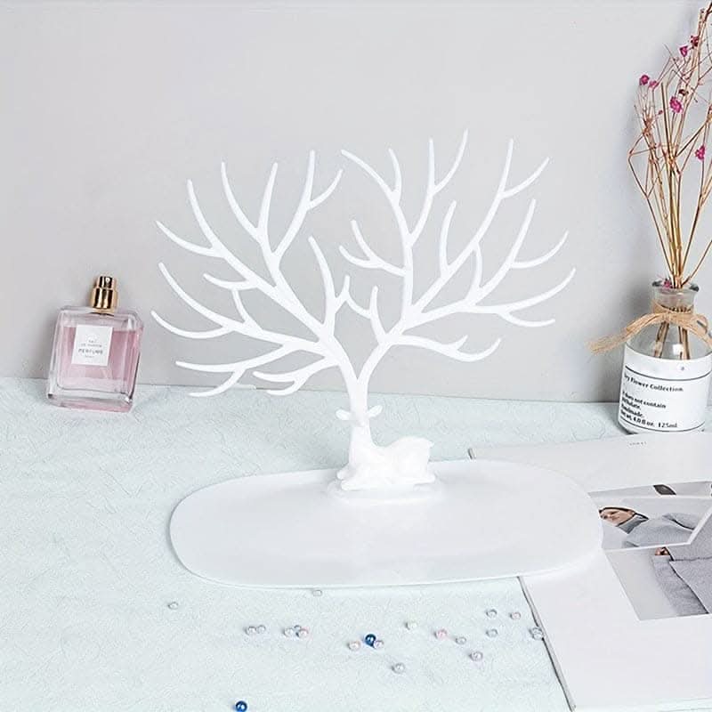 Charming Deer Antler Jewelry Organizer – Tree-Shaped Display