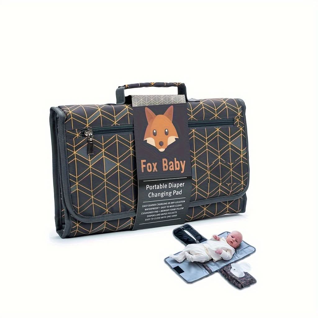 Portable Waterproof Baby Changing Pad –One-Hand Diaper Change Pad