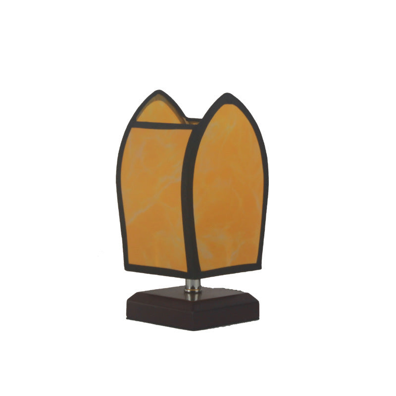 Modern Chinese Style Bamboo Table Lamp – Decorative Night Light for Bedroom & Study