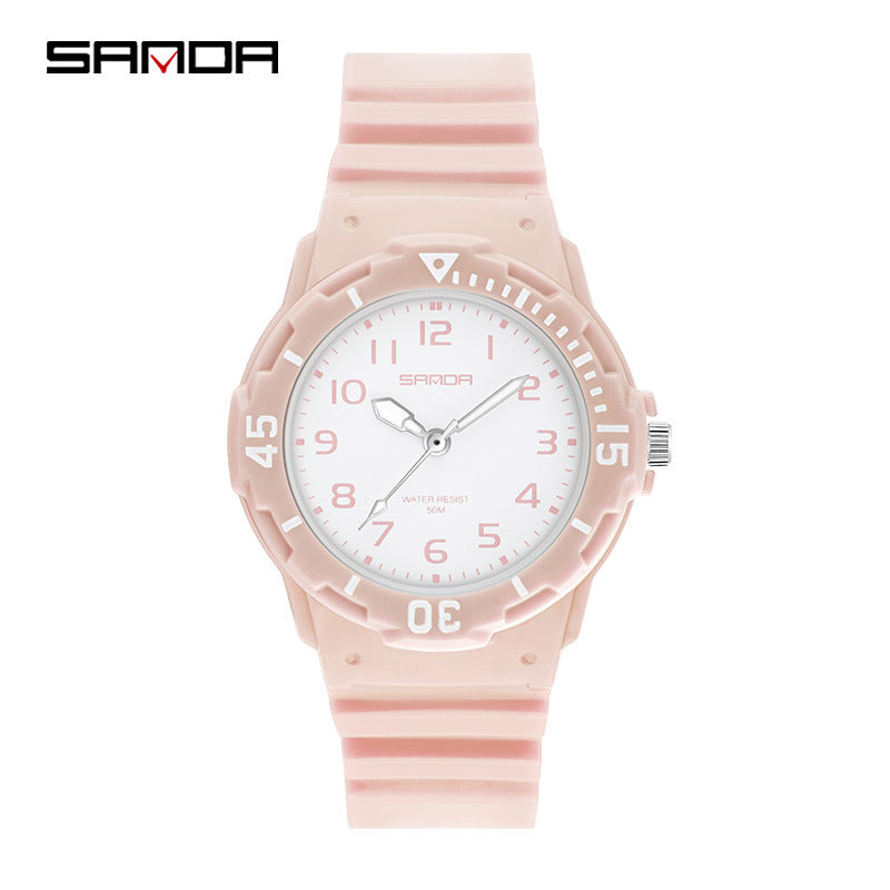 Sanda Women’s Luminous Quartz Watch – Waterproof Casual Analog Watch