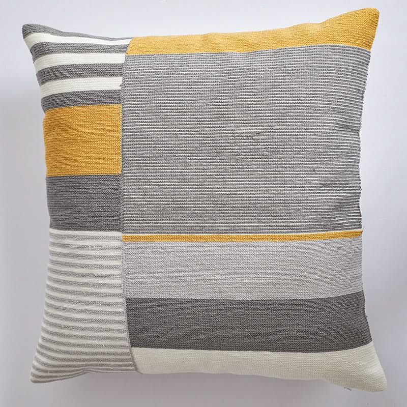 Modern Geometric Cotton Cushion Covers (Set of 2)