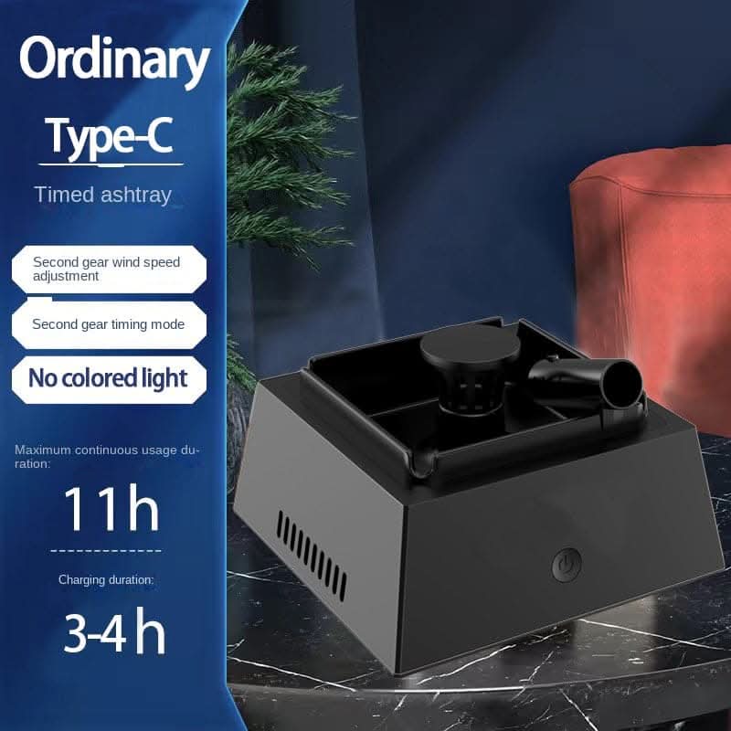 Smart Ashtray Air Purifier – USB Portable Design