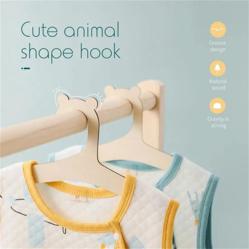 10-Pack Wooden Hangers – Durable & Decorative
