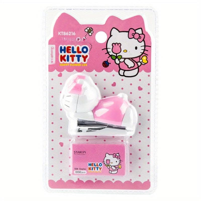 Hello Kitty Stapler Set - Kawaii Stationery