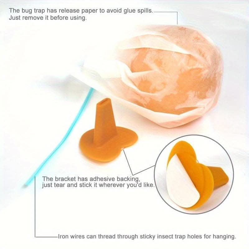 Fruit-Shaped Sticky Fly Trap Ball for Indoor Insect Control