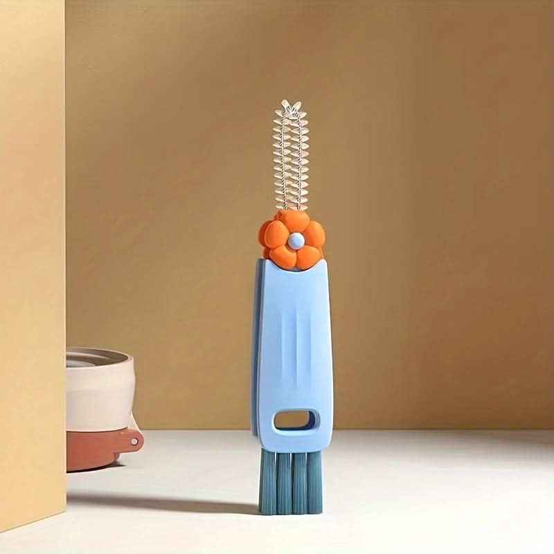 3-in-1 Cup Lid & Gap Cleaning Brush – Multi-Purpose Scrubber