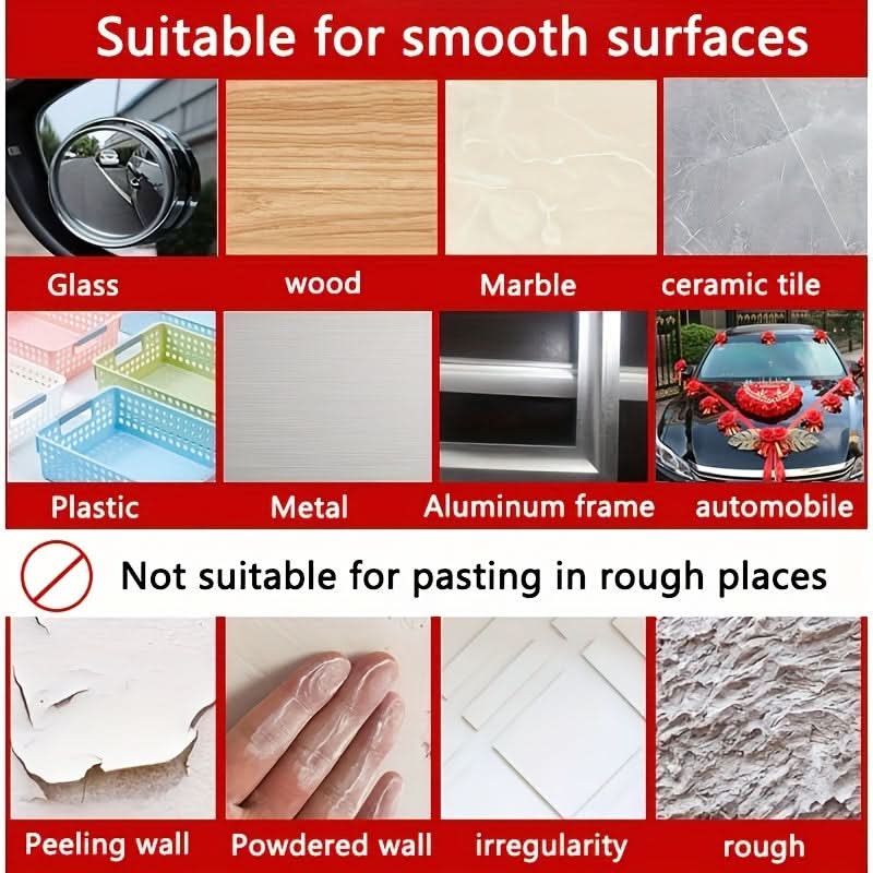 60-Piece Double-Sided Adhesive Tape Set