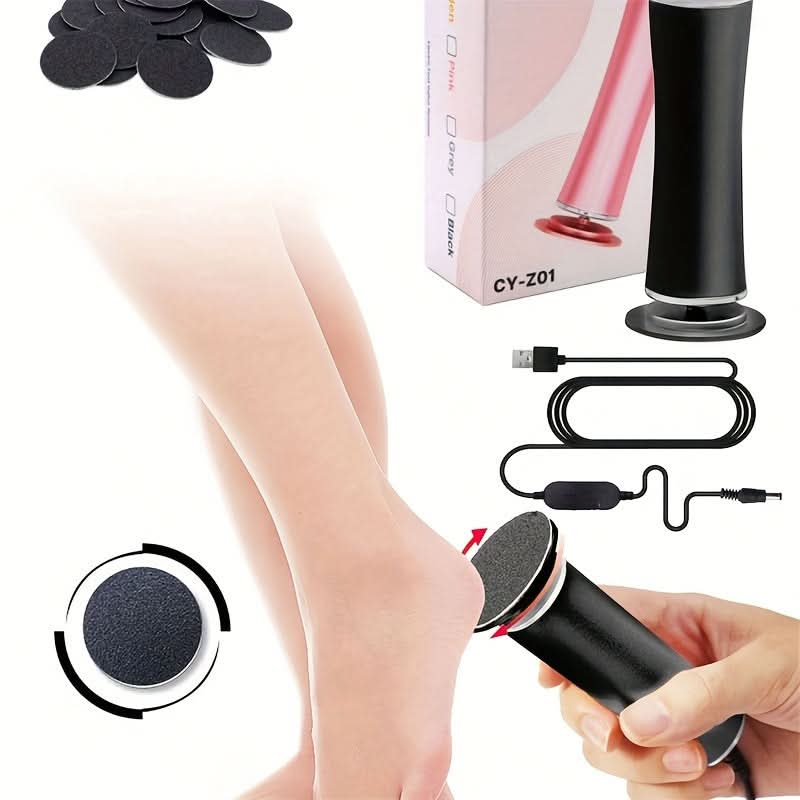 60-Piece Electric Foot Grinder Callus Remover Kit
