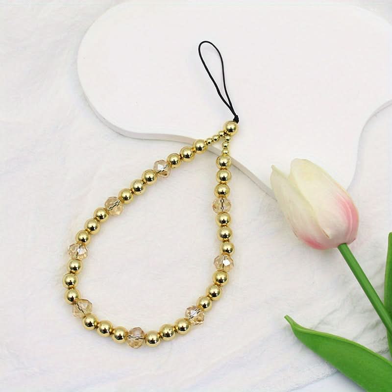 Beaded DIY Phone Charm Lanyard Keychain