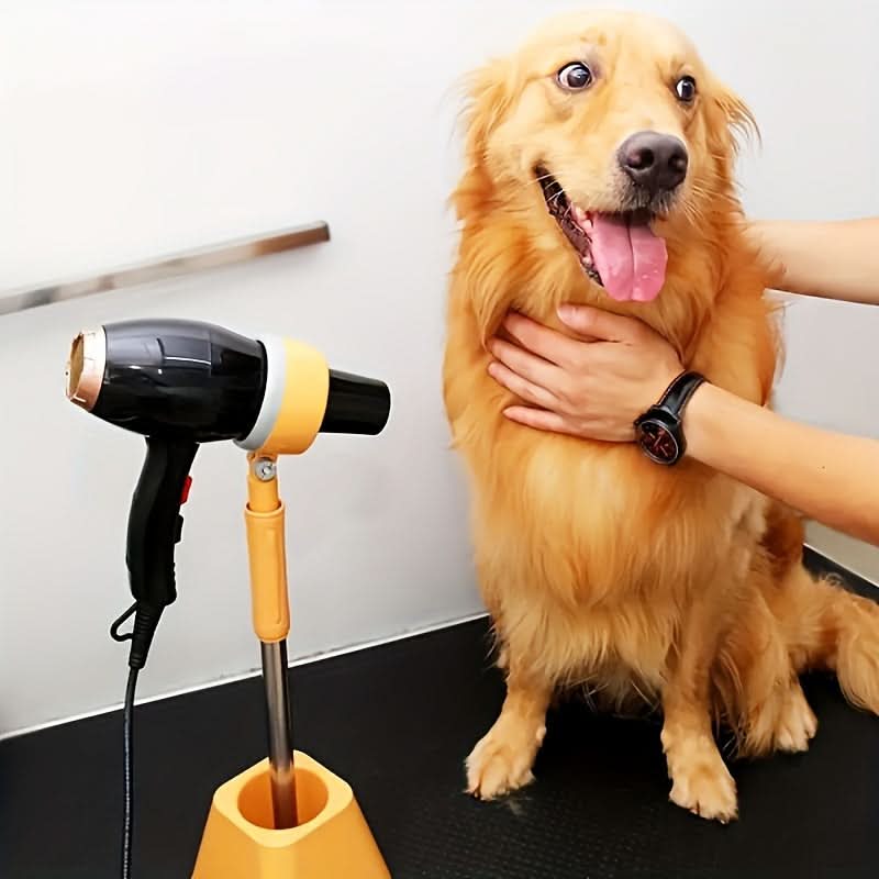 Hands-Free Pet Grooming Dryer Stand