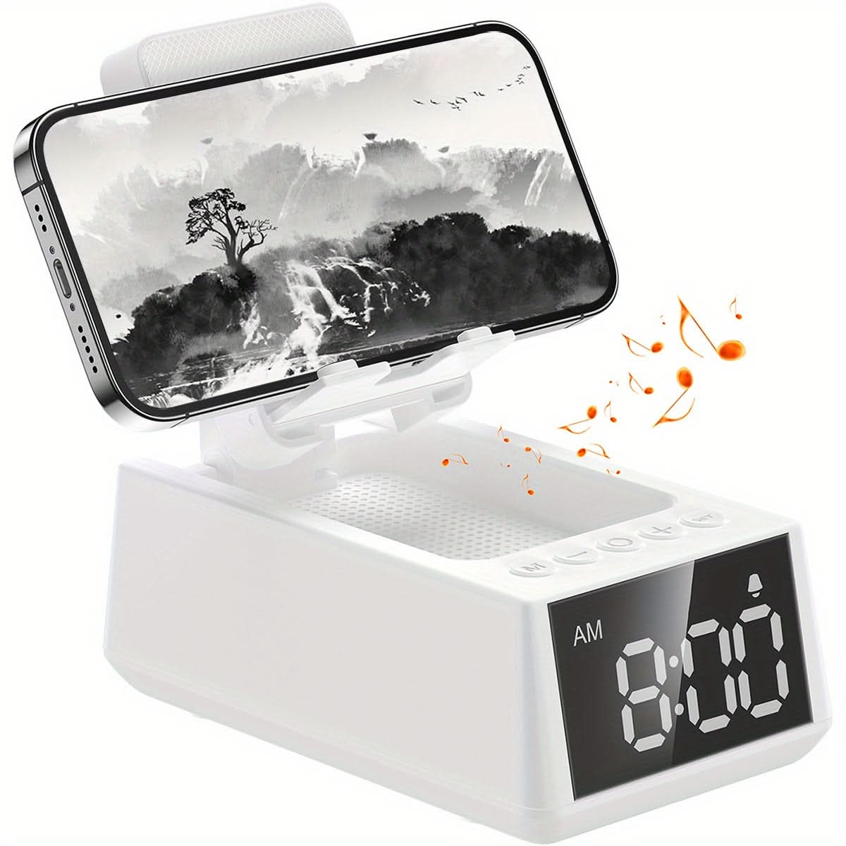 3-in-1 Multifunctional Stand with Wireless Speaker, LED Display
