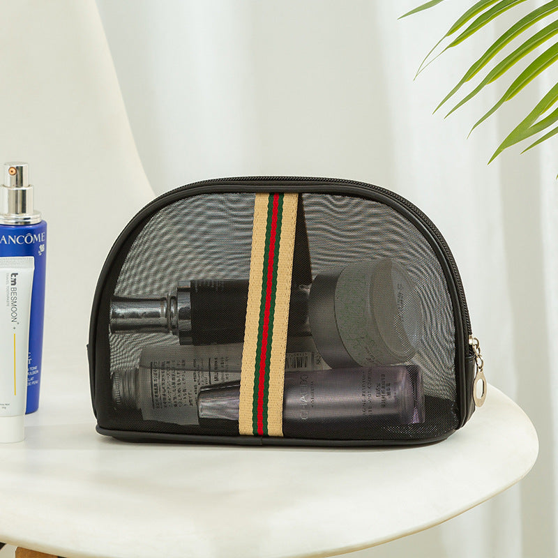 Mesh Toiletry Bag Set – Breathable Travel Makeup & Bath Storage Pouches (3-Piece)