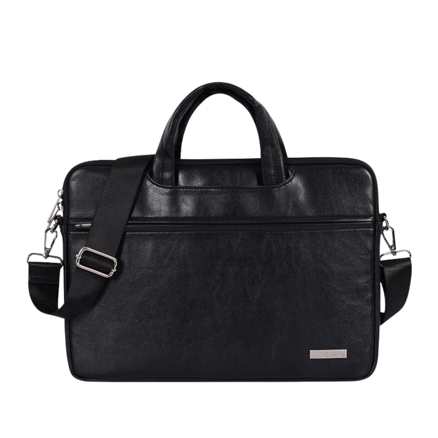 Classic PU Leather Laptop Sleeve – Waterproof Shockproof Briefcase for 13–15" Laptops