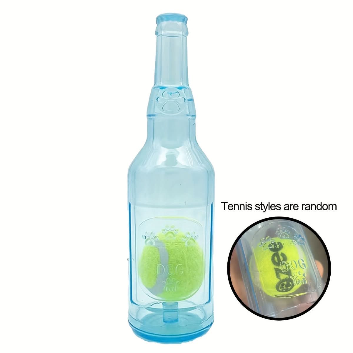 Floating Squeaky Tennis Ball Toy – Durable, All-Breed Dog Fun