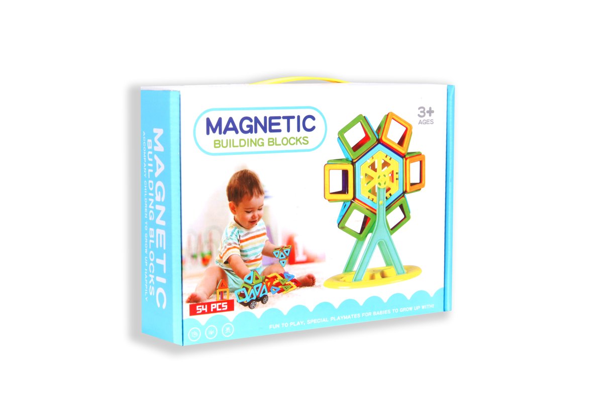 Magnetic Blocks 54 Pcs