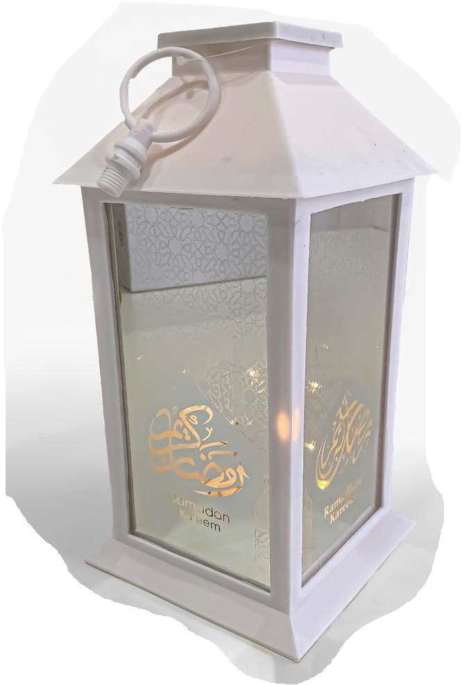 Ramadan Lantern White