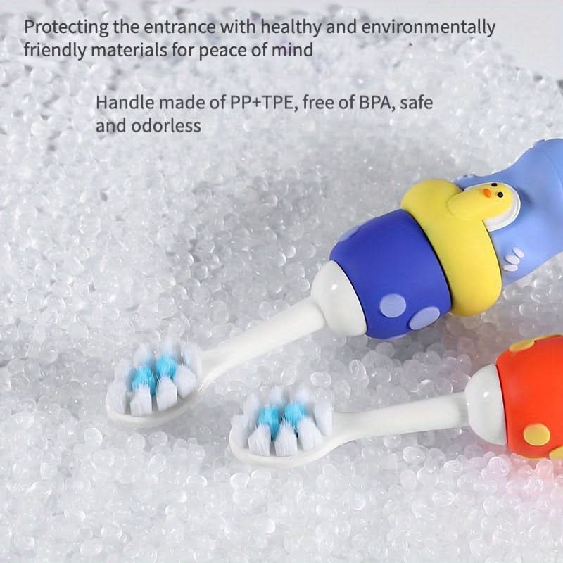 4-Pack Dino Kids Toothbrushes - Soft Bristles