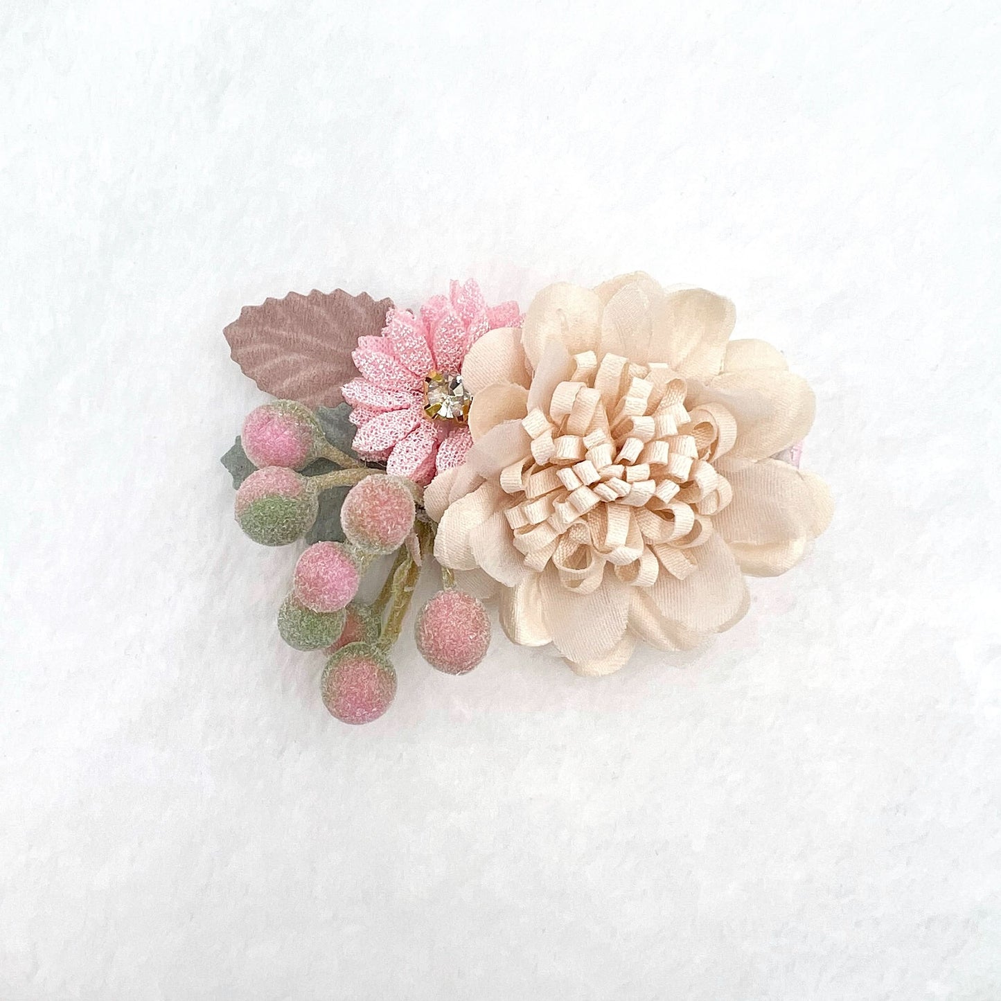 3-Piece Floral Hair Clip Set for Girls