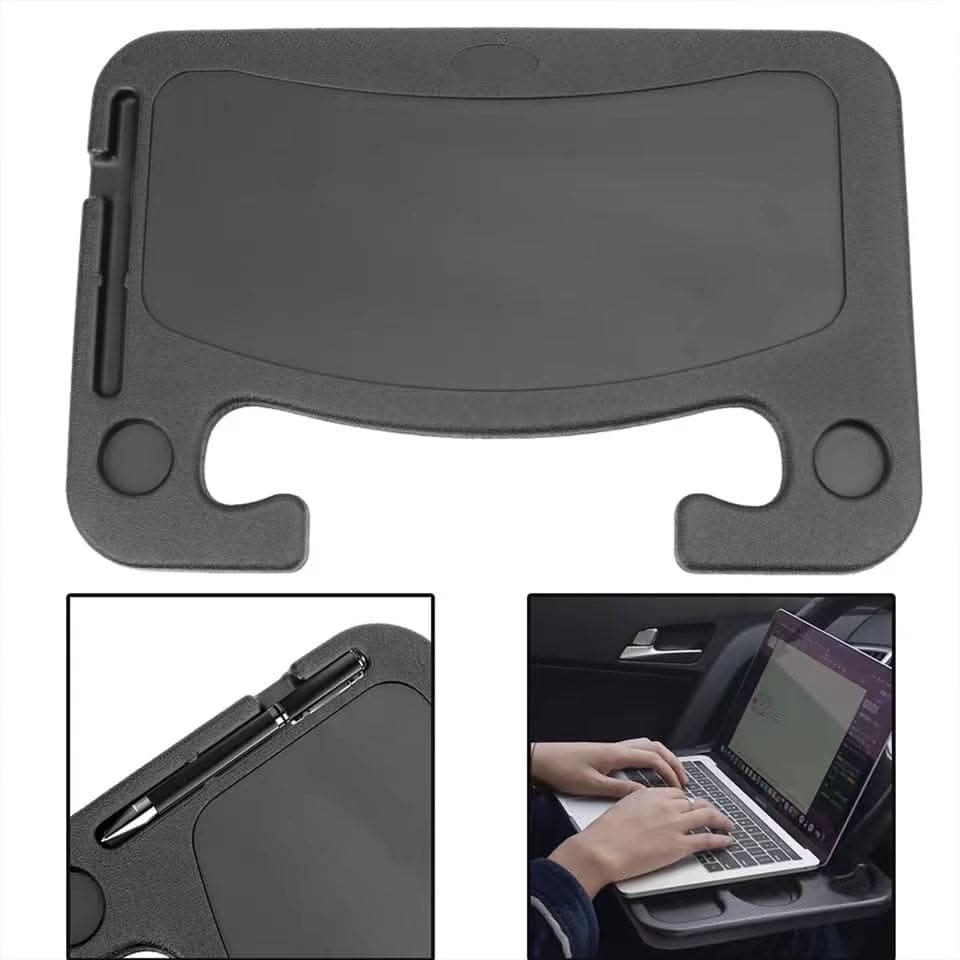 Multifunctional Car Steering Wheel Tray – Portable Desk for Travel & Work
