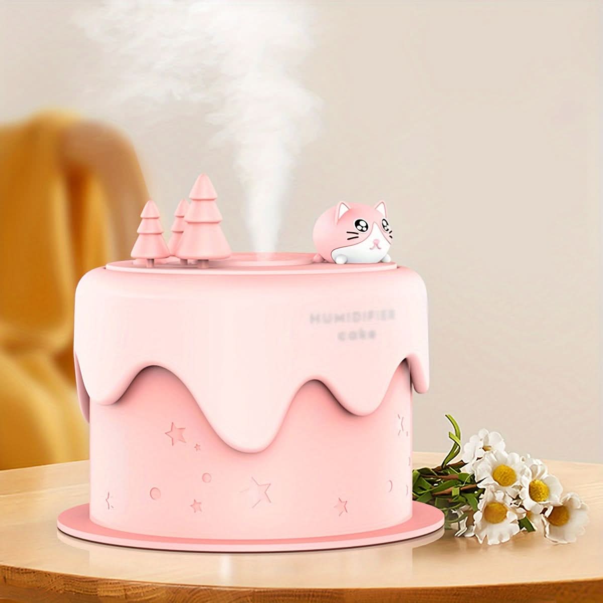 Quiet USB Humidifier with LED Night Light