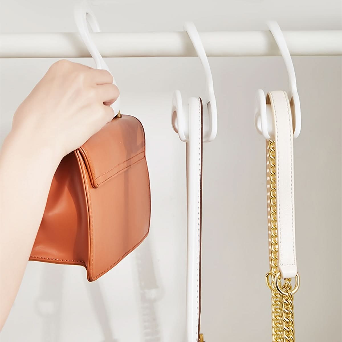 Stylish 1pc Bag Hook Arch Hanging Rack – Closet Organizer for Handbags