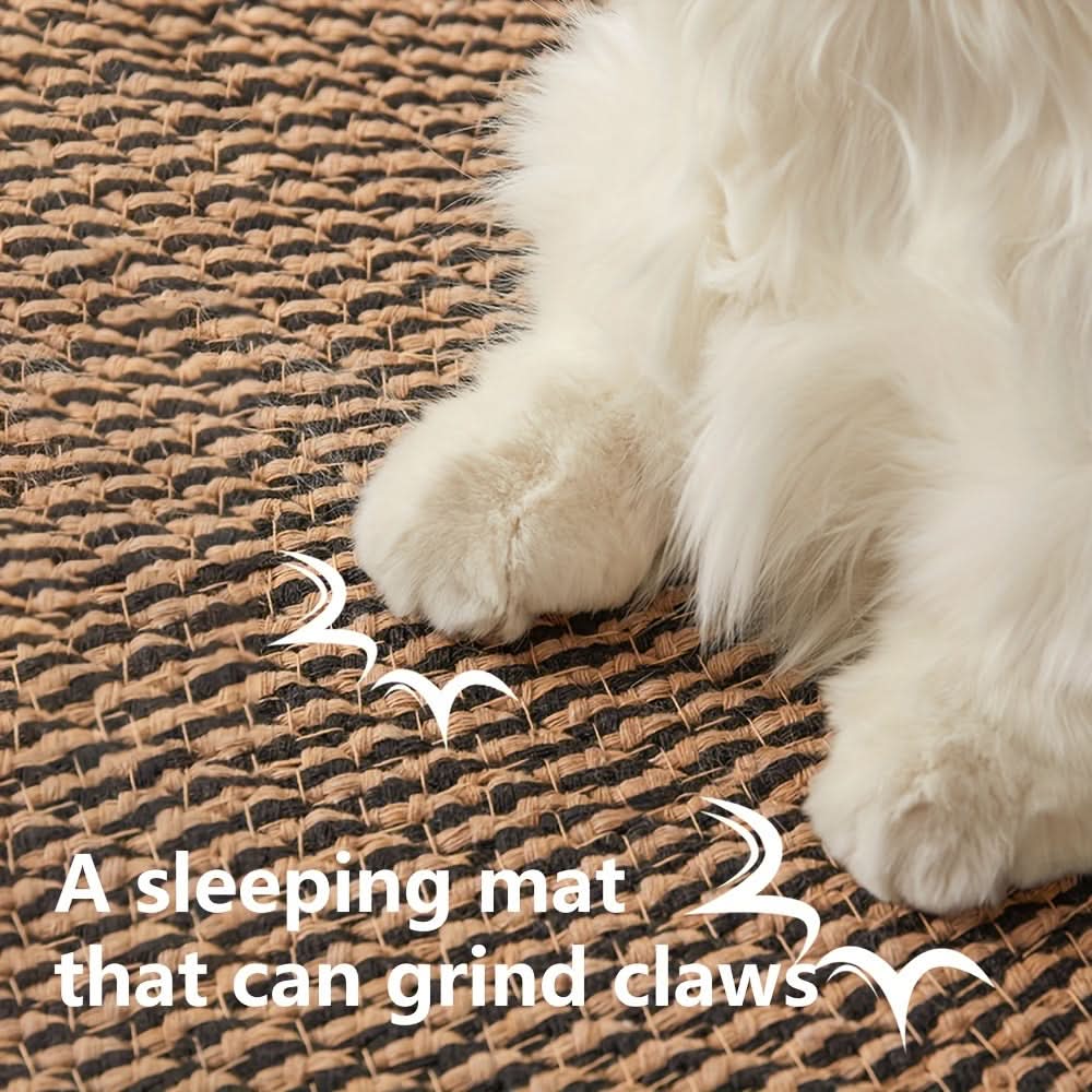 2-in-1 Cat Scratching Mat & Bed