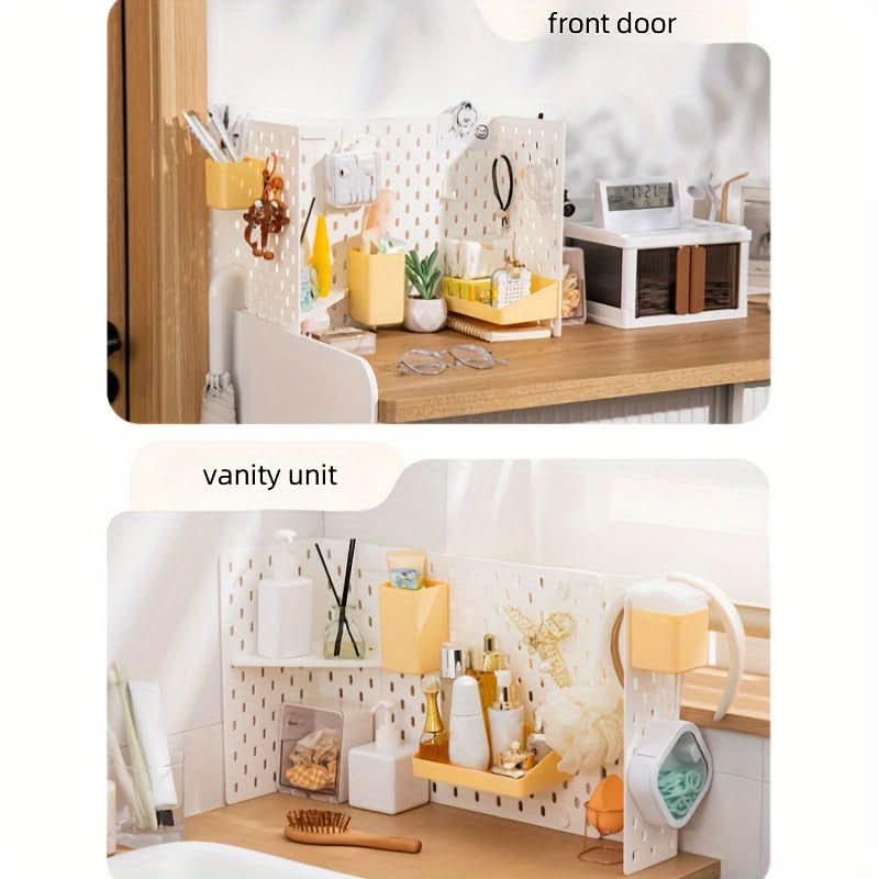 Wall-Mounted Desk Organizer Set