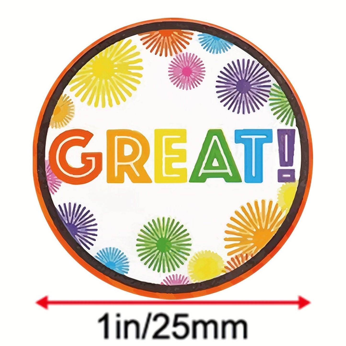 500 Paper Reward Stickers Sealing Labels, Baby & Office Stationery