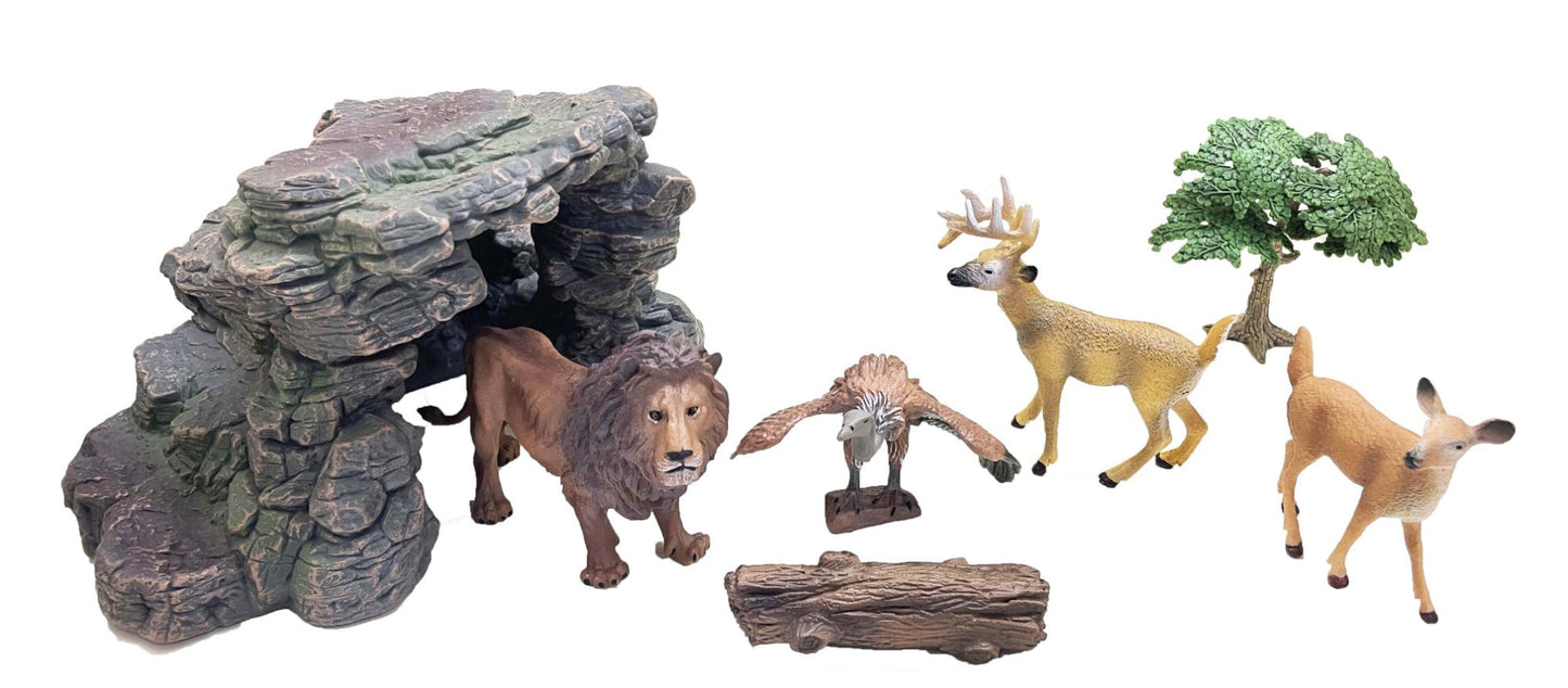 Model Animal Series Figure Mix 4pcs Set 2 Assorted