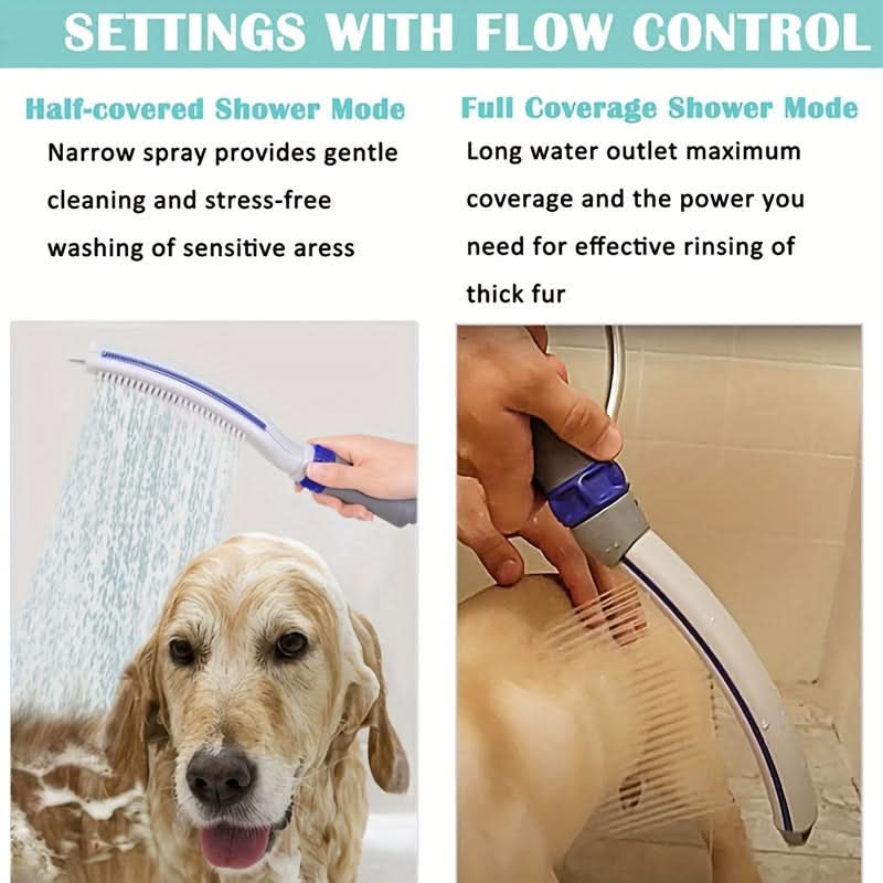 Adjustable Dog Bathing Sprayer with Comb