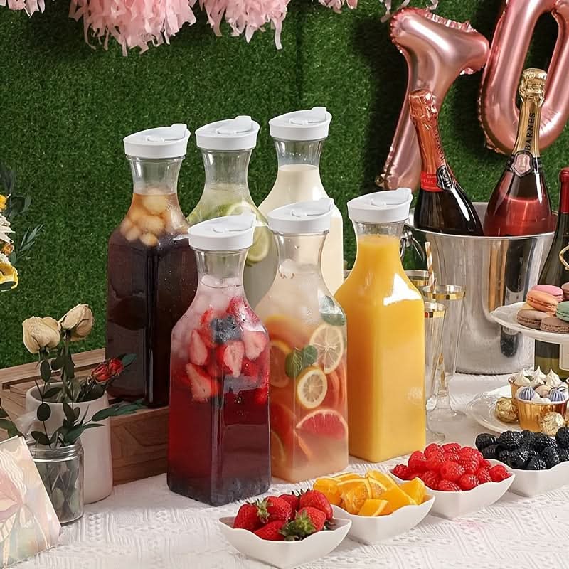 50.72oz Large Clear Plastic Storage Bottle