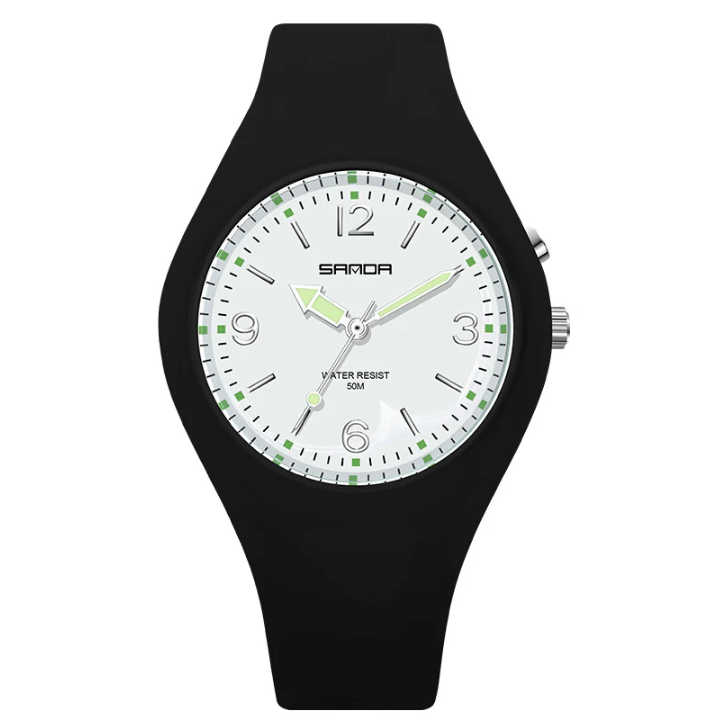 Sanda Luminous Sports Quartz Watch – Waterproof Outdoor Watch for Students & Adults