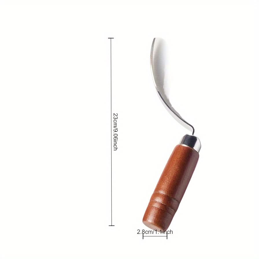 Stainless Steel Coconut Meat Removal Knife – Coconut Opener & Scraper