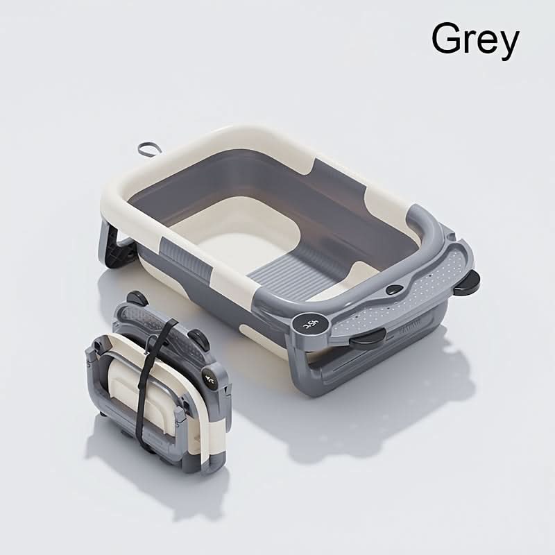 Premium Foldable Baby Bathtub Set with Temperature Gauge