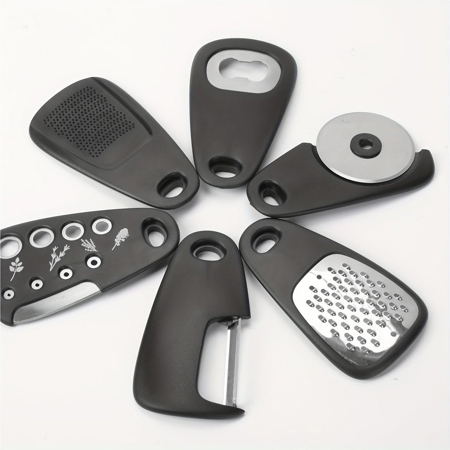 Pack of 6-Piece Stackable Kitchen Gadgets Set