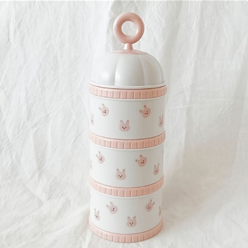Baby Formula Dispenser Set – 3-Layer Portable Milk Powder Container
