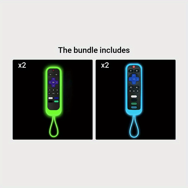 Glow-in-the-Dark Silicone Remote Control Case