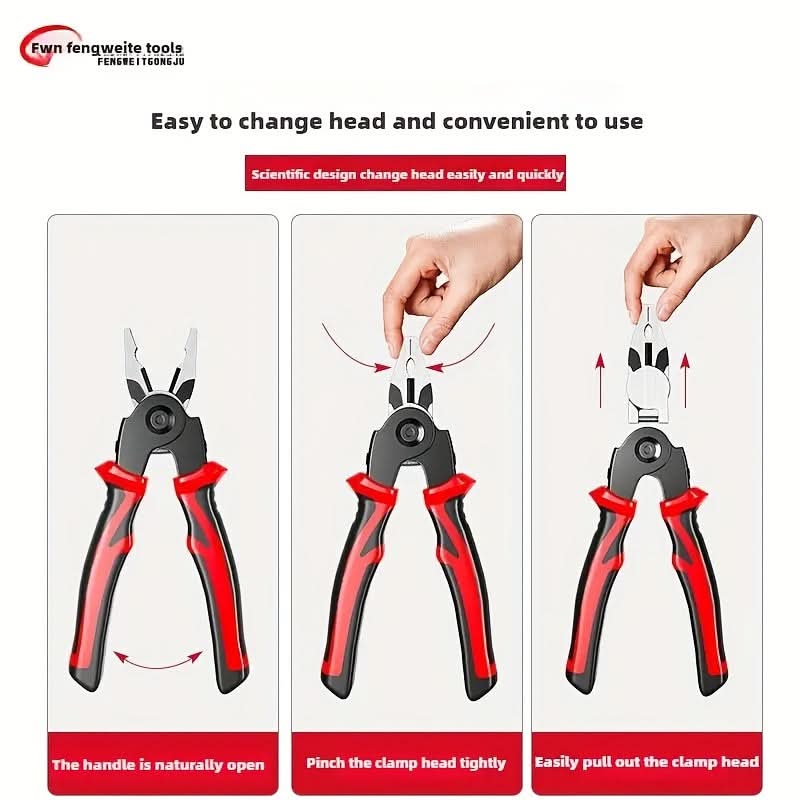 5-In-1 Multi-Pliers Set for Electrical Work