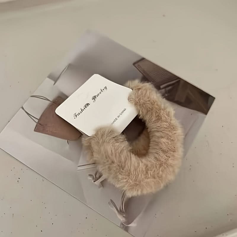 6PCS Plush Hair Ties Set for Women