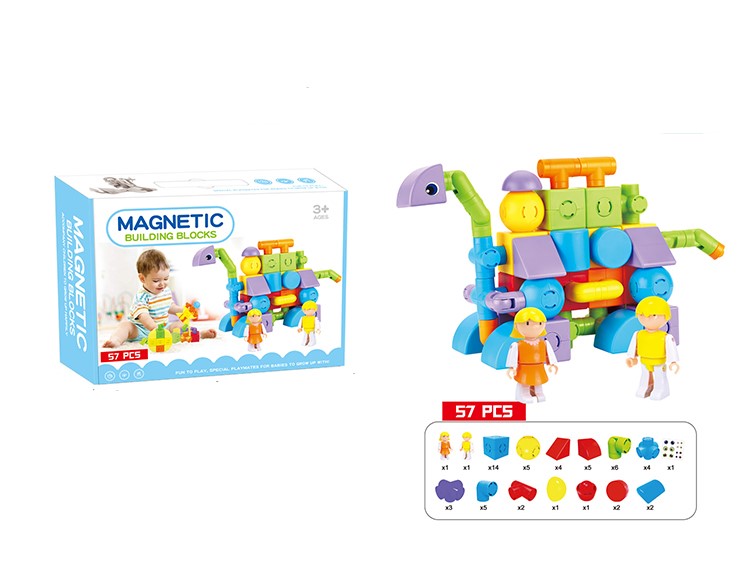 Magnetic Tiles Blocks Set 57pcs