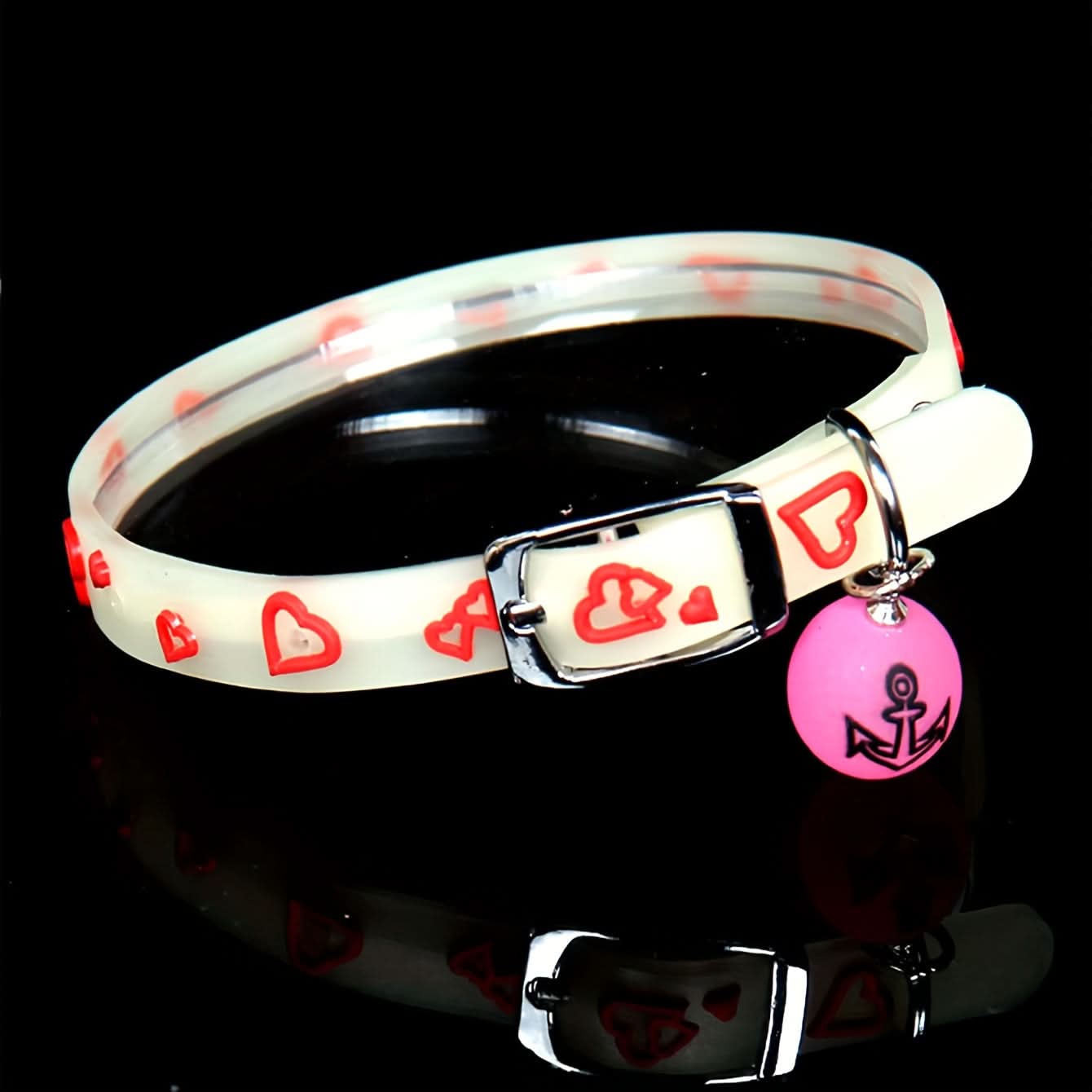 Adjustable Luminous Cat Collar for Night Safety