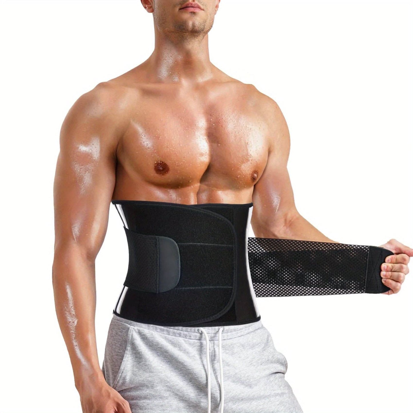 Men's Waist Training Belt – Weight Loss & Abdominal Control