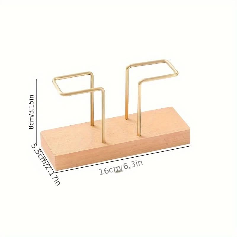 Solid Wood Tissue Holder – Elegant Bathroom Decor